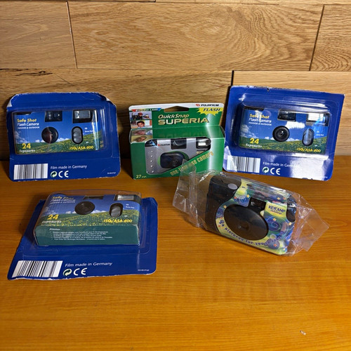 Disposable cameras bundle - 5x,